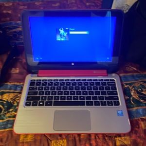 I’m selling my Hewlett-Packard laptop with the audio sound.  Red